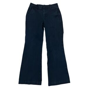 Everlane The Bi-Stretch Flare Pants Womens 4 (28x29) Black Comfort Minimalist